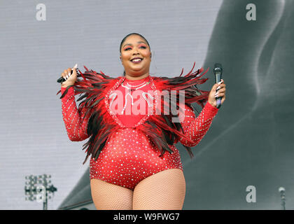 Giorno due immagini di Lovebox festival Festival a Gunnersbury Park a Londra il sabato 13 luglio 2019 (foto di Ian Bines/WENN) dotata di: lizzo dove: Londra, Regno Unito quando: 13 lug 2019 Credit: WENN.com Foto Stock