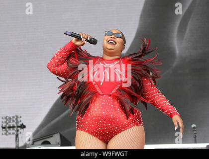 Giorno due immagini di Lovebox festival Festival a Gunnersbury Park a Londra il sabato 13 luglio 2019 (foto di Ian Bines/WENN) dotata di: lizzo dove: Londra, Regno Unito quando: 13 lug 2019 Credit: WENN.com Foto Stock