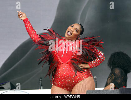 Giorno due immagini di Lovebox festival Festival a Gunnersbury Park a Londra il sabato 13 luglio 2019 (foto di Ian Bines/WENN) dotata di: lizzo dove: Londra, Regno Unito quando: 13 lug 2019 Credit: WENN.com Foto Stock