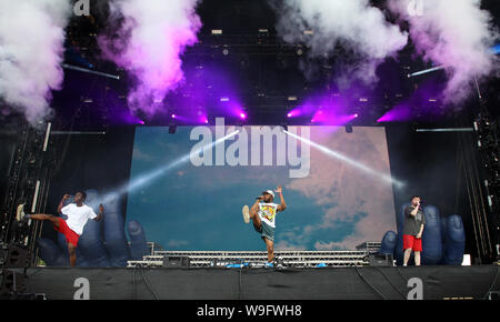 Giorno due immagini di Lovebox festival Festival a Gunnersbury Park a Londra il sabato 13 luglio 2019 (foto di Ian Bines/WENN) dotata di: brockhampton dove: Londra, Regno Unito quando: 13 lug 2019 Credit: WENN.com Foto Stock