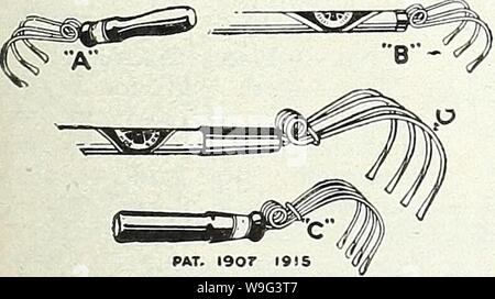 Immagine di archivio da pagina 104 di Currie Bros cinquanta-ottavo anno. Currie Bros. : Cinquanta-ottavo anno 1933 curriebrosfiftye19curr Anno: 1933 ( GILSON WEEDER 1/2 pollice lama della testata...$0.90 pollici lama a bilanciere.... 1.10 Scratch Weeder cinque-punto zero WEEDER-con 6 pollici maniglia. Prezzo  ...20c di sette punti WEEDER SCRATCH - Con 14 pollici maniglia. Prezzo 35c extra con staffa SPUD, attaccato facilmente....50c LITTLE WONDER TAGLIASIEPI rende siepi facile. Qualsiasi persona non addestrato è in grado di tagliare un centinaio di esecuzione di piedi di siepe, Parte superiore e due lati, tre piedi alto in venti minuti. Peso di ma- chine, 12 lb 40 pollici su Foto Stock