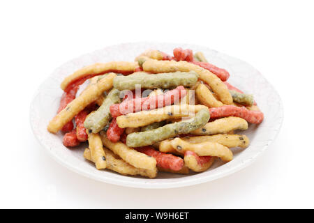 Giapponese tradizionale snack food, Karinto biscotti fritti Foto Stock