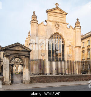 Peterhouse Da Trumpington Street, Cambridge Foto Stock