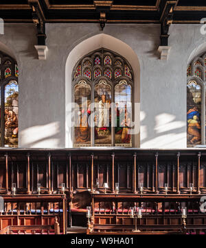 Interno Della Peterhouse Chapel, Cambridge Foto Stock