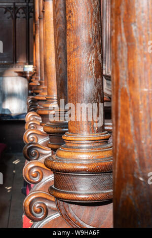 Interno Della Peterhouse Chapel, Cambridge Foto Stock