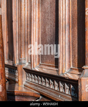 Interno Della Peterhouse Chapel, Cambridge Foto Stock
