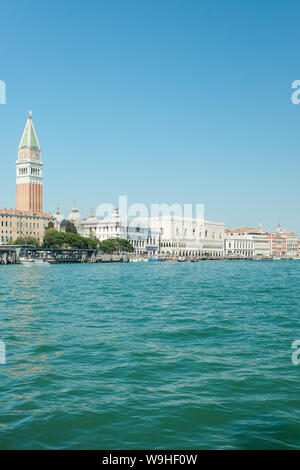 Il Palazzo Ducale e la piazetta, Venezia Foto Stock