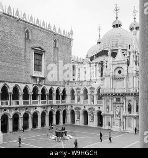 Il Palazzo Ducale, il Palazzo del Doge di Venezia Foto Stock