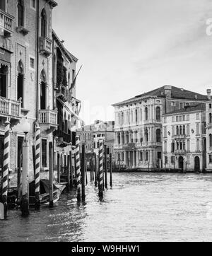 La Ca' Rezzonico sul Grand Canal, Venezia Foto Stock