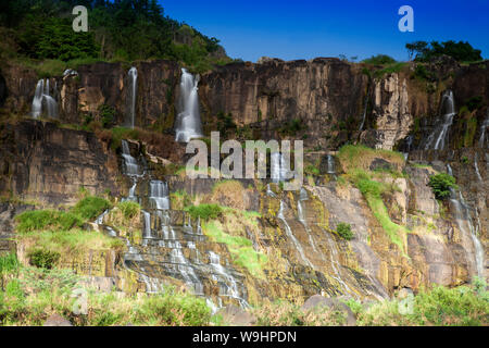 Pongour cascata, highlands centrali, Dalat, Vietnam, Asia sud-orientale, Asia, 30074552 Foto Stock