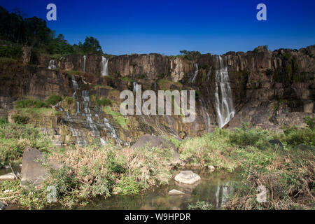 Pongour cascata, highlands centrali, Dalat, Vietnam, Asia sud-orientale, Asia, 30074555 Foto Stock