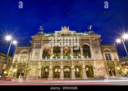 Opera di Stato di Vienna Foto Stock