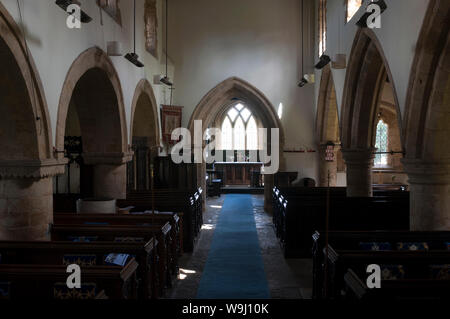 La Chiesa di San Lorenzo, Shotteswell, Warwickshire, Inghilterra, Regno Unito Foto Stock