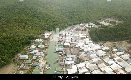 Vista drone di Pulau Ketam , Malaysia Foto Stock