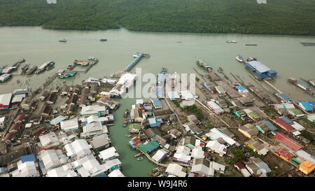 Vista drone di Pulau Ketam , Malaysia Foto Stock