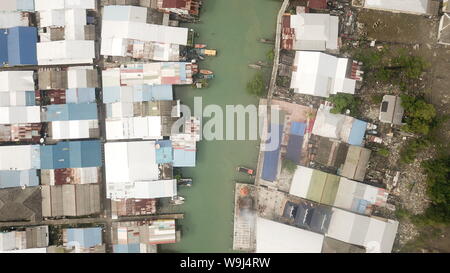 Vista drone di Pulau Ketam , Malaysia Foto Stock