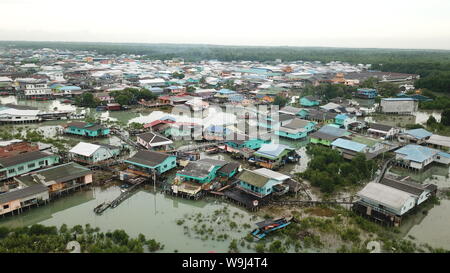 Vista drone di Pulau Ketam , Malaysia Foto Stock