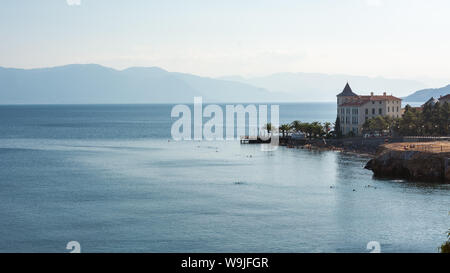 Mansion sulla spiaggia Foto Stock