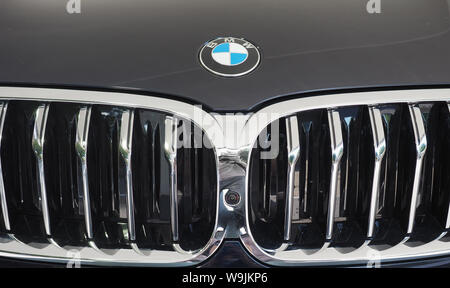 Torino, Italia - circa giugno 2019: BMW segno Foto Stock