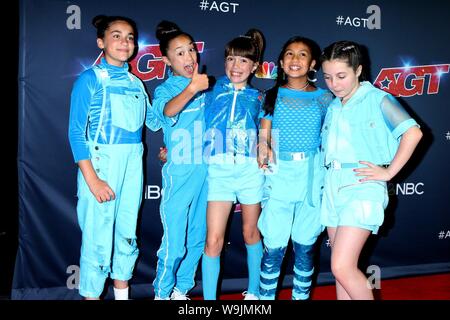 Los Angeles, CA. 13 Ago, 2019. GForce presso gli arrivi per America's Got Talent Live Screening, Dolby Theatre a Hollywood e Highland Center, Los Angeles, CA il 13 agosto 2019. Credito: Priscilla concedere/Everett raccolta/Alamy Live News Foto Stock