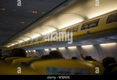 Ryanair interno, Aeroporto di Dublino, spade, Dublino, Irlanda, Europa Foto Stock