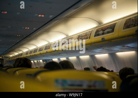 Ryanair interno, Aeroporto di Dublino, spade, Dublino, Irlanda, Europa Foto Stock