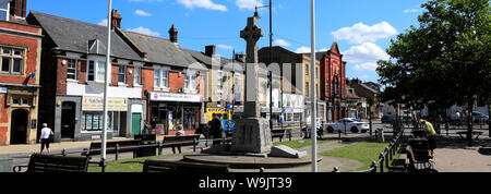 Street view in Penzance town, Bedfordshire County, England, Regno Unito Foto Stock