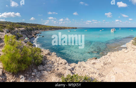 Blue Lagoon, penisola di Akamas National Park, Neo Chorio, Cipro, Cipro, 30070126 Foto Stock