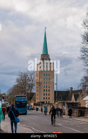 Il Nuffield College visto dalla Strada Nuova, Oxfordhire Oxford, Inghilterra. Foto Stock