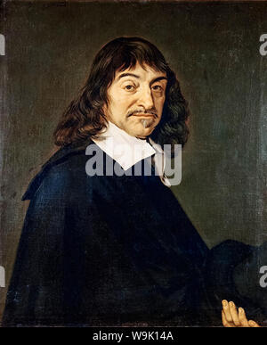 René Descartes (650), ritratto dipinto dopo Frans Hals, 1649-1700 Foto Stock