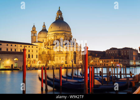 Basilica di Santa Maria della Salute sul Canal Grande di Venezia, Sito Patrimonio Mondiale dell'UNESCO, Veneto, Italia, Europa