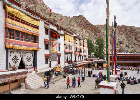 Monastero di Hemis festosa 2019, Ladakh Jammu e Kashmir India Foto Stock