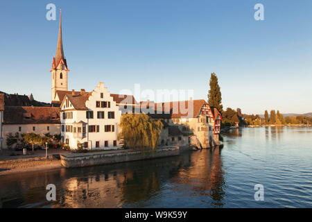 Monastero di San Giorgio, Stein am Rhein, Canton Sciaffusa, Svizzera, Europa Foto Stock