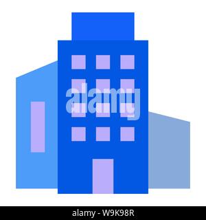 I nostri servizi edificio, ufficio, American solido Icona Glyph Web Modello di scheda. Uso perfetto per il web, design pattern, ecc. Foto Stock