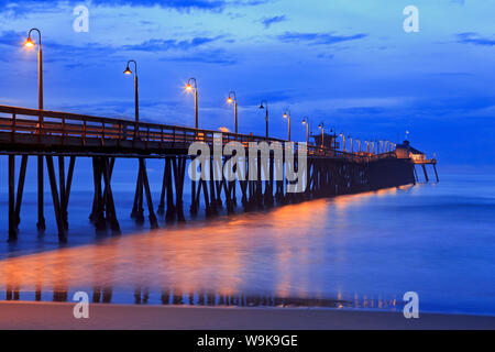 Imperial Beach Pier, San Diego, California, Stati Uniti d'America, America del Nord Foto Stock