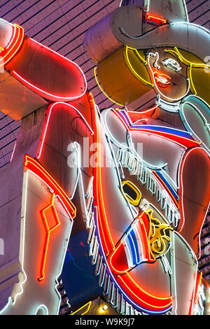 Il Fremont Street Experience in Downtown Las Vegas, Nevada, Stati Uniti d'America, America del Nord Foto Stock