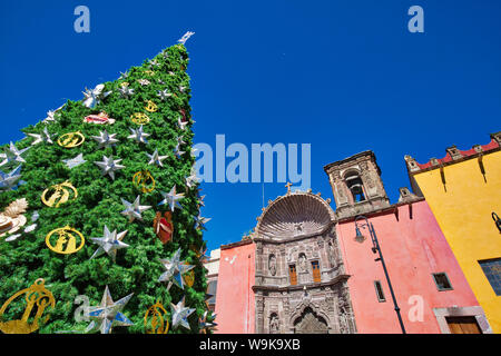 San Miguel De Allende, Nuestra Senora de Salud chiesa nel centro storico della città Foto Stock