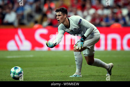 Chelsea goalkeeper Kepa Arrizabalaga durante la Coppa UEFA Intertoto finale al Parco di Besiktas, Istanbul. Foto Stock