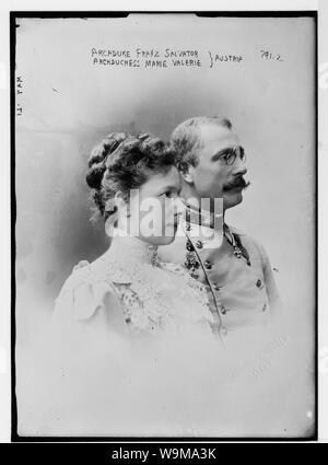 Arciduca Franz Salvator dell Austria e Marie Valerie, Arciduchessa d'Austria Foto Stock