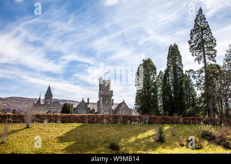 Fort Augustus Abbey sulle rive di Loch Ness Foto Stock