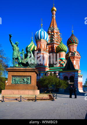 San Basilio Cattedrale in Piazza Rossa di Mosca, Russia Foto Stock