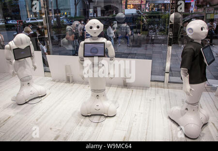 Soddisfare il pepe IL ROBOT A TOKYO , Giappone Foto Stock