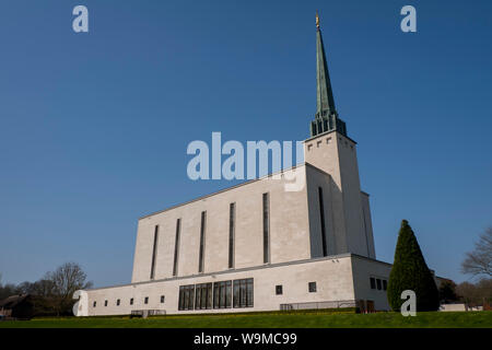 Europa, Regno Unito, Inghilterra, Surrey, Tempio Mormone Foto Stock