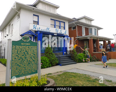 HITSVILLE U.S.A, Motown Museum DETROIT Foto Stock