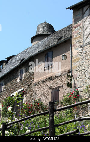 Abbazia di Conques, Francia Foto Stock