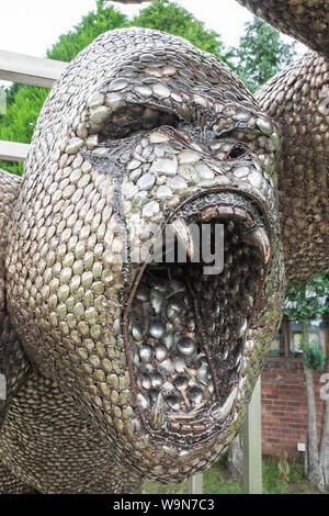 British Ferriere Centro e Shropshire Sculpture Park,off A5 road,Morda,Oswestry,Shropshire,l'Inghilterra,Galles,Welsh,confine,UK,GB,l'inglese,British, Foto Stock