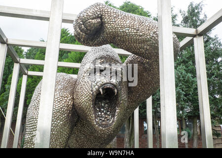 British Ferriere Centro e Shropshire Sculpture Park,off A5 road,Morda,Oswestry,Shropshire,l'Inghilterra,Galles,Welsh,confine,UK,GB,l'inglese,British, Foto Stock