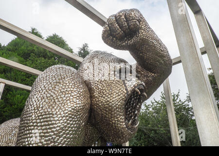 British Ferriere Centro e Shropshire Sculpture Park,off A5 road,Morda,Oswestry,Shropshire,l'Inghilterra,Galles,Welsh,confine,UK,GB,l'inglese,British, Foto Stock