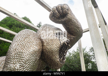 British Ferriere Centro e Shropshire Sculpture Park,off A5 road,Morda,Oswestry,Shropshire,l'Inghilterra,Galles,Welsh,confine,UK,GB,l'inglese,British, Foto Stock