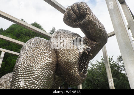 British Ferriere Centro e Shropshire Sculpture Park,off A5 road,Morda,Oswestry,Shropshire,l'Inghilterra,Galles,Welsh,confine,UK,GB,l'inglese,British, Foto Stock